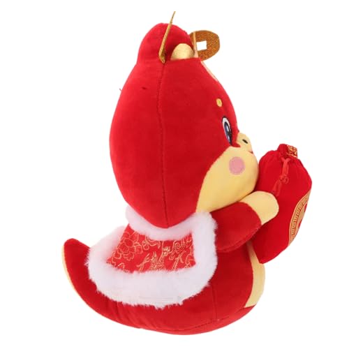 Zodiac Snake Doll Mini Plüschtier Tier Ausgestopfte Schlange Plüsch Schlangenspielzeug Schlangenjahr Puppe Plüsch Cartoon Schlange Jahr Der Schlangenpuppe Schlangenpuppe Plüsch von Sosoport