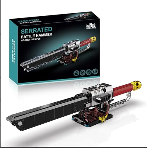 Chainsword-Baustein-Modellkit – Detaillierte Fantasy-Waffen-Nachbildung, 40K Space Marine, STEM-Ingenieurpädagogisches Spielzeuggeschenk für Jungen, Kinder, Erwachsene und Sammler ab 6 Jahren Chainsword-Baustein-Modellkit – Detaillierte Fantasy-Waffen-Nachbildung, 40K Space Marine, STEM-Ingenieurpädagogisches Spielzeuggeschenk für Jungen, Kinder, Erwachsene und Sammler ab 6 Jahren von Sosuy