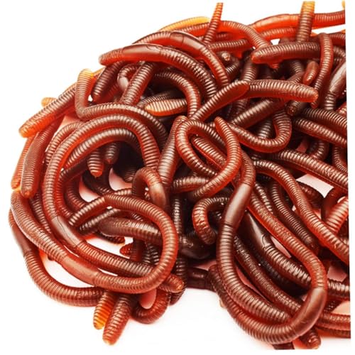 SouiWuzi Regenwurm -Faux -Trickspielzeug Plastik Plastik weiche Dehnbare realistische Regenwürmer simulierte Fischereiköder Köder für Halloween -Dekoration 60 Stücke, Plastikwürmer SouiWuzi Regenwurm -Faux -Trickspielzeug Plastik Plastik weiche Dehnbare realistische Regenwürmer simulierte Fischereiköder Köder für Halloween -Dekoration 60 Stücke, Plastikwürmer von SouiWuzi