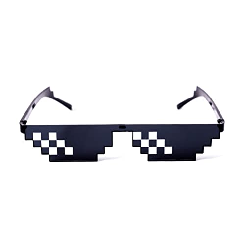 SouiWuzi Sonnenbrille Pixelated Mosaik Gläser Party Brille MLG Shades Schwarz, Schmuckdekoration SouiWuzi Sonnenbrille Pixelated Mosaik Gläser Party Brille MLG Shades Schwarz, Schmuckdekoration von SouiWuzi