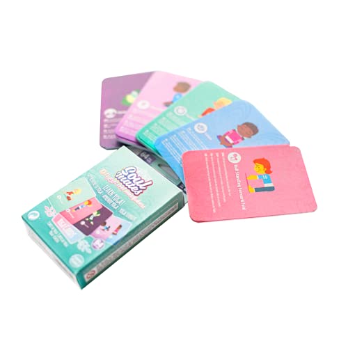 Soul Mates 64 Tarjetas de Yoga multicolores para niños en inglés, español, alemán y francés. CADA Carta Con UNA descripción básica de cómo construir la postura, jugar Con cartas y practicar Yoga. Soul Mates 64 Tarjetas de Yoga multicolores para niños en inglés, español, alemán y francés. CADA Carta Con UNA descripción básica de cómo construir la postura, jugar Con cartas y practicar Yoga. von Soul Mates
