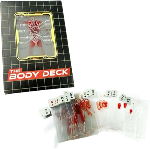 The Body Deck, Discover The Wonders of The Bodys Decks! Funny Transparent Human Anatomy Playing Cards, 3D Image of The Human Body, Decks of Translucent Playing Cards, Body Deck for Magic Games The Body Deck, Discover The Wonders of The Bodys Decks! Funny Transparent Human Anatomy Playing Cards, 3D Image of The Human Body, Decks of Translucent Playing Cards, Body Deck for Magic Games von Soumiey