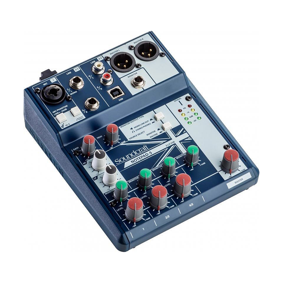 Soundcraft Notepad-5 Mischpult Soundcraft Notepad-5 Mischpult von Soundcraft