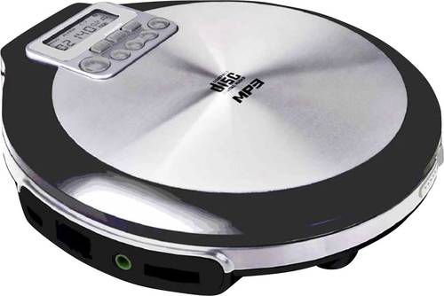 SoundMaster CD9220 Tragbarer CD-Player CD, CD-R, CD-RW, MP3 Akku-Ladefunktion Schwarz, Grau von Soundmaster