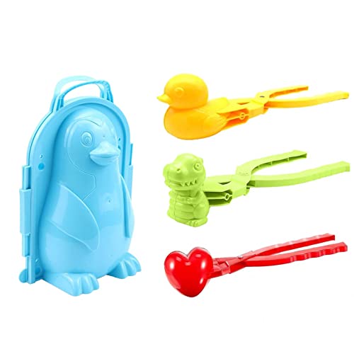 4 Stück Schneeball Maker Winter Schneeball Spielzeug Schneemann Herz Dino Ente Schneeball Former Schneeballzange für Kinder im Freien Spielen Schnee Outdoor 1 Sekunde schnelle Schneeballherstellung 4 Stück Schneeball Maker Winter Schneeball Spielzeug Schneemann Herz Dino Ente Schneeball Former Schneeballzange für Kinder im Freien Spielen Schnee Outdoor 1 Sekunde schnelle Schneeballherstellung von Soupliebe