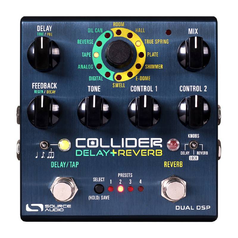 Source Audio One Series Collider Stereo Delay+Reverb Effektgerät von Source Audio