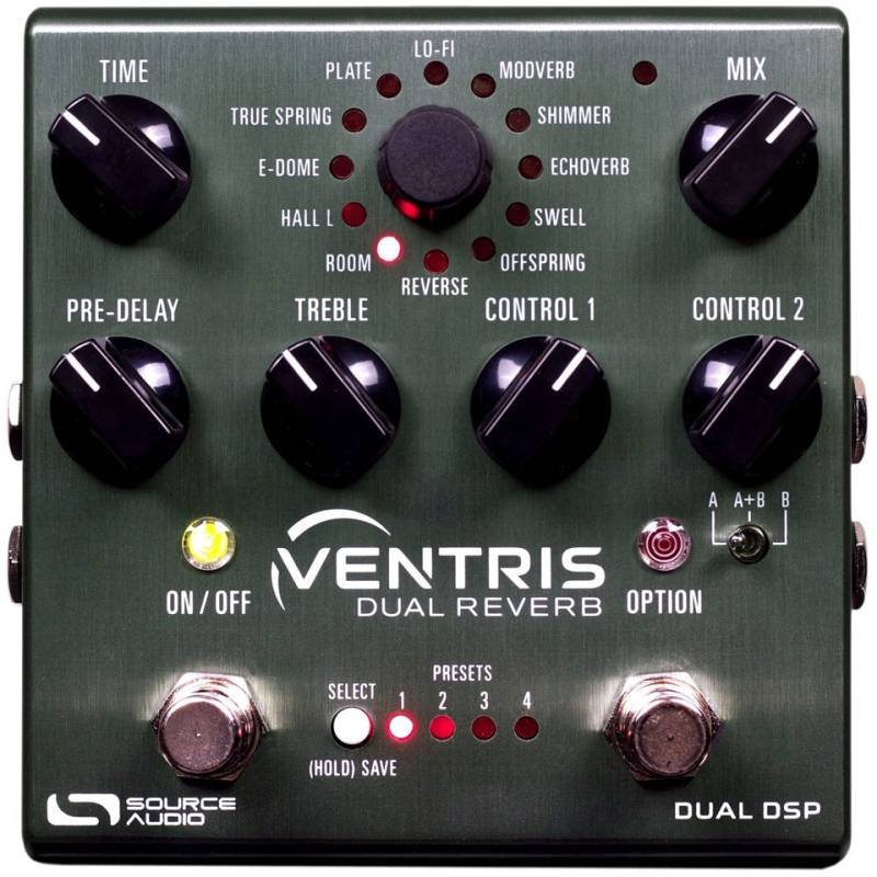 Source Audio Ventris Dual Reverb Effektgerät E-Gitarre von Source Audio
