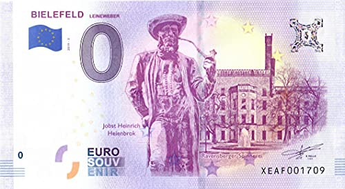 0 Euro Schein Bielefeld · Leineweber · Deutschland 2019 · o Null € Souvenirschein von Souvenir Porz