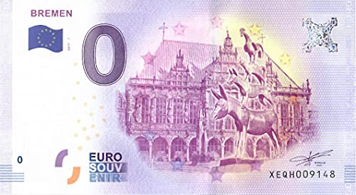 0 Euro Schein Bremen · Deutschland 2017 · XEQH 2017-1 Souvenir o Null € Souvenirschein 0 Euro Schein Bremen · Deutschland 2017 · XEQH 2017-1 Souvenir o Null € Souvenirschein von Souvenir Porz