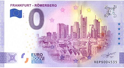 0 Euro Schein Frankfurt · Römerberg II · Deutschland · Souvenir o Null € Souvenirschein von Souvenir Porz