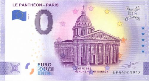 0 Euro Schein Frankreich · Paris · Panthéon · Souvenir o Null € Souvenirschein 0 Euro Schein Frankreich · Paris · Panthéon · Souvenir o Null € Souvenirschein von Souvenir Porz
