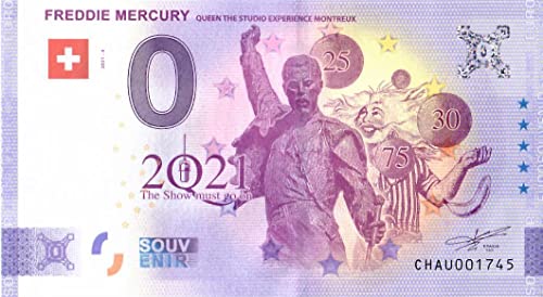 0 Euro Schein Freddie Mercury IV · Queen · Souvenir o Null € Souvenirschein 0 Euro Schein Freddie Mercury IV · Queen · Souvenir o Null € Souvenirschein von Souvenir Porz