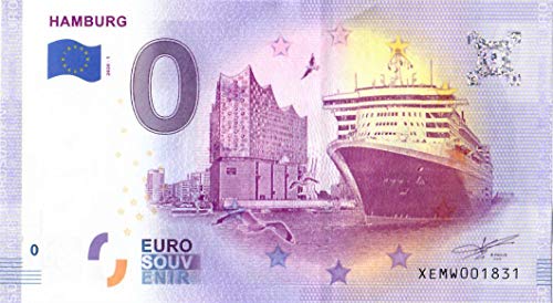 0 Euro Schein Hamburg · XEMW 2020-1 · Deutschland · Souvenir o Null € Souvenirschein · von Souvenir Porz