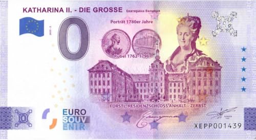 0 Euro Schein Katharina II die Große · Souvenir o Null € Souvenirschein 0 Euro Schein Katharina II die Große · Souvenir o Null € Souvenirschein von Souvenir Porz