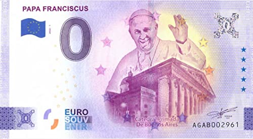 0 Euro Schein Papst Franziskus · Papa Franciscus · Souvenir o Null € Souvenirschein AGAB 2022-1 0 Euro Schein Papst Franziskus · Papa Franciscus · Souvenir o Null € Souvenirschein AGAB 2022-1 von Souvenir Porz