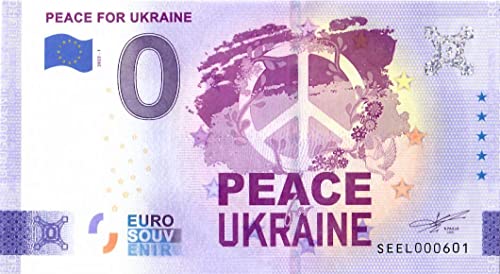 0 Euro Schein Peace for Ukraine · Frieden für die Ukraine · Souvenir o Null € Souvenirschein 0 Euro Schein Peace for Ukraine · Frieden für die Ukraine · Souvenir o Null € Souvenirschein von Souvenir Porz