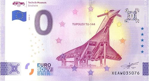 0 Euro Schein Technik Museum Sinsheim - Tupolev TU-144 · Deutschland · Souvenir o Null € Souvenirschein 0 Euro Schein Technik Museum Sinsheim - Tupolev TU-144 · Deutschland · Souvenir o Null € Souvenirschein von Souvenir Porz