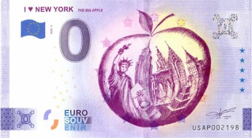 0 Euro Schein USA · I Love New York · The Big Apple · Souvenir o Null € Souvenirschein 0 Euro Schein USA · I Love New York · The Big Apple · Souvenir o Null € Souvenirschein von Souvenir Porz