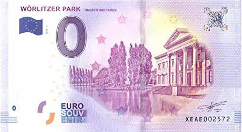 0 Euro Schein Wörlitzer Park · Wörlitz · Deutschland · Souvenir o Null € Souvenirschein 0 Euro Schein Wörlitzer Park · Wörlitz · Deutschland · Souvenir o Null € Souvenirschein von Souvenir Porz