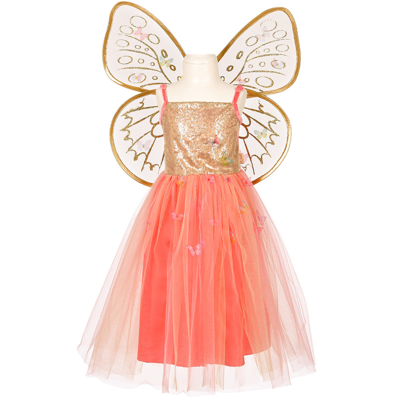 Kostüm-Kleid JOANNA mit Flügeln in gold von Souza for kids
