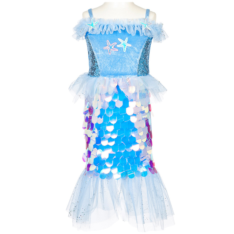 Kostüm-Kleid MEERJUNGFRAU LORELIE in blau von Souza for kids