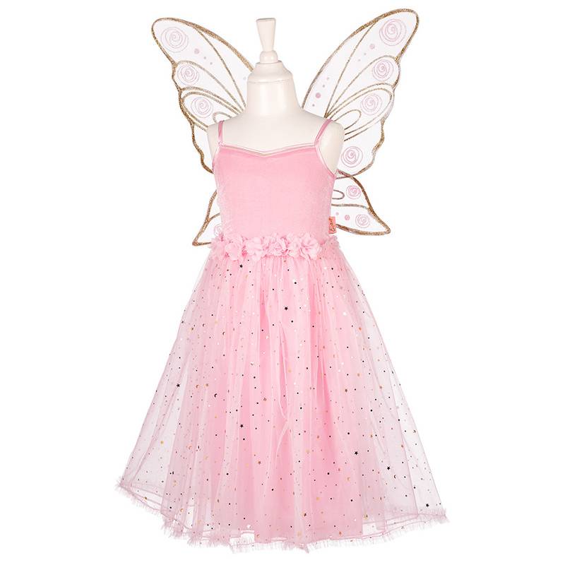Kostüm ROSYANNE mit Flügeln in rosa von Souza for kids