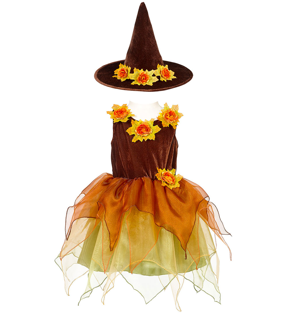 Souza Kostüm - Hexe - Sabrina - Braun/Orange - Souza - 5-7 Jahre (110-122) - Kostüme von Souza