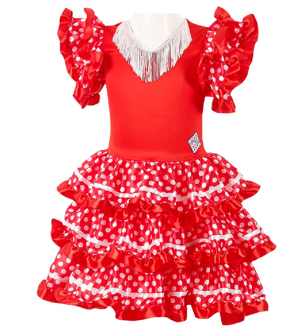Souza Kostüm - Kleid - Marisol - Rot/Weiß - Souza - 8-10 Jahre (128-140) - Kostüme von Souza