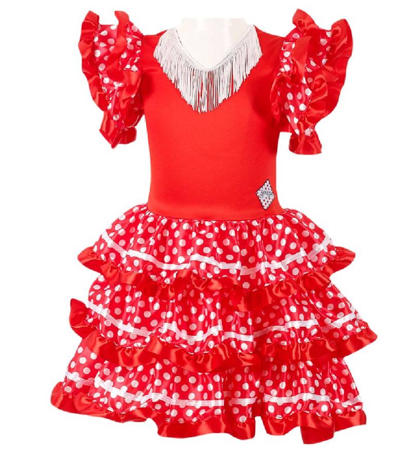 Souza Kostüm - Kleid - Marisol - Rot/Weiß - Souza - 8-10 Jahre (128-140) - Kostüme von Souza