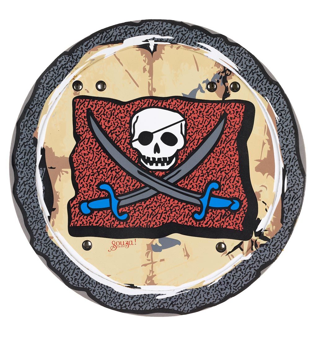 Souza Kostüm - Piratenschild - O'Mally - Rot - Souza - One Size - Kostüme Souza Kostüm - Piratenschild - O'Mally - Rot - Souza - One Size - Kostüme von Souza