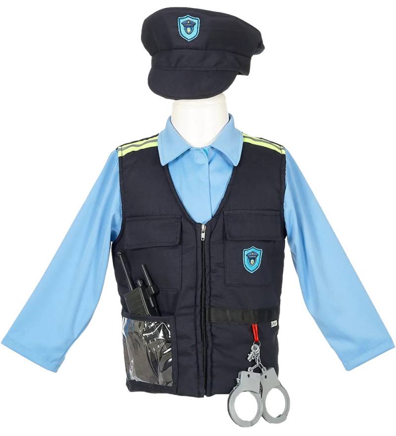 Souza Kostüm - Polizei - Blau - Souza - 4-7 Jahre (104-122) - Kostüme von Souza