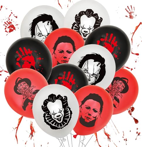 20 Stück Horror Film Charakter Luftballons für Halloween und Geburtstag Party Deko - Thema Zubehör und Geschenk 20 Stück Horror Film Charakter Luftballons für Halloween und Geburtstag Party Deko - Thema Zubehör und Geschenk von Sovanna