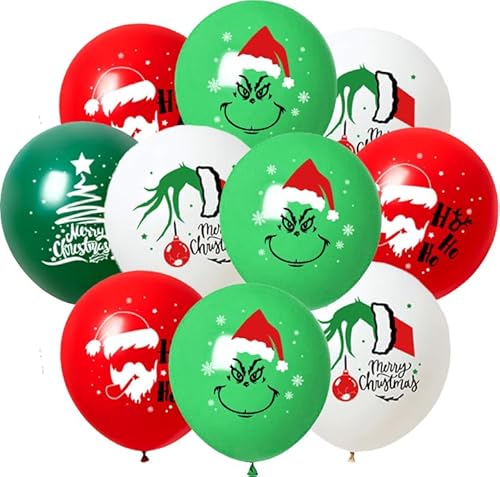 20 Stück Weihnachtsballons Grinch Weihnachten Luftballons für Kinder Weihnachtsdeko Christmas Helium Balloons für Weihnachten Neujahr Geburtstag Party Deko 20 Stück Weihnachtsballons Grinch Weihnachten Luftballons für Kinder Weihnachtsdeko Christmas Helium Balloons für Weihnachten Neujahr Geburtstag Party Deko von Sovanna