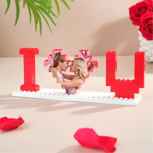 Soview Personalisierbarer Baustein, individuelles DIY-Bilder-Puzzle für Ihn, Sie oder Paare, Valentinstag, Jahrestag, Hochzeitsgeschenke Soview Personalisierbarer Baustein, individuelles DIY-Bilder-Puzzle für Ihn, Sie oder Paare, Valentinstag, Jahrestag, Hochzeitsgeschenke von Soview
