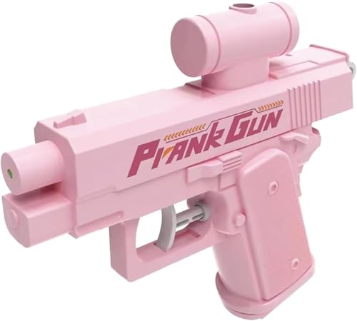 Prank Bang Gun, Prank Gun Two Way, Prank Squirt Gun, Water Gun Prank, Reverse Water Gun, Prank Gun Wasserpistole, from Front and Back,Suitable for School, Office, Outdoor Play (Pink) von Sovtay