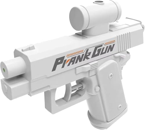 Prank Bang Gun, Prank Gun Two Way, Prank Squirt Gun, Water Gun Prank, Reverse Water Gun, Prank Gun Wasserpistole, from Front and Back,Suitable for School, Office, Outdoor Play (White) von Sovtay