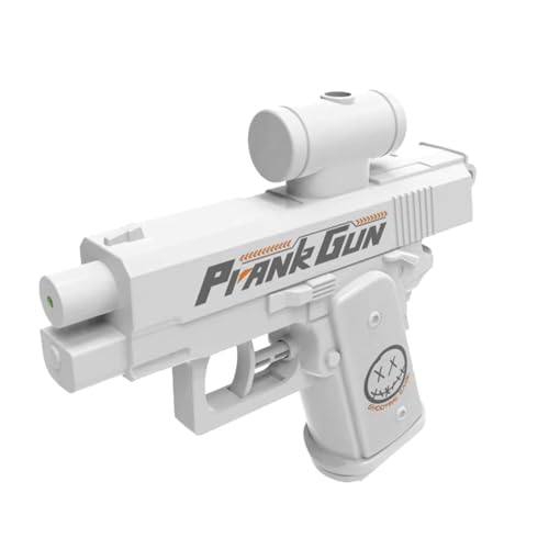 Prank Two-Way Water Gun, Prank Squirt Gun, Prank Water Gun, Creative Pranks Battle Toy Waters Guns Fight, Can Spray from Front and Back (White) von Sovtay