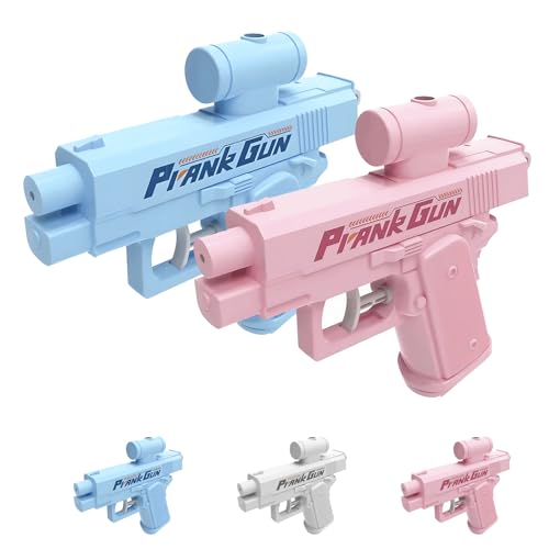 Prank Water Gun, Reverse Water Gun, Prank Two-Way Water Gun, Prank Squirt Gun, Can Spray from Front and Back (Blue+Pink) von Sovtay