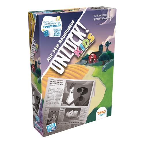Space Cow, Unlock! Kids – Auf dem Bauernhof, Kinderspiel, Rätselspiel, 1-4 Spieler, Ab 6+ Jahren, 20 Minuten, Deutsch von Asmodee