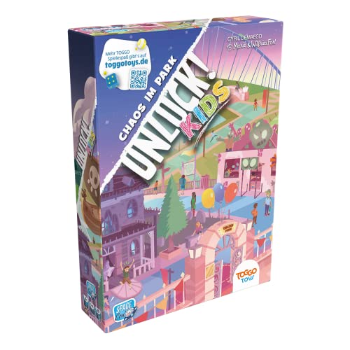 Asmodee, Unlock! Kids – Chaos im Park, Kinderspiel, Rätselspiel, 1-4 Spieler, Ab 6+ Jahren, 20 Minuten, Deutsch von Space Cow