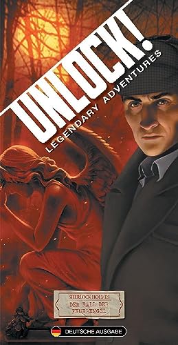 Space Cowboys | Unlock! – Sherlock Holmes: Der Fall der Feuerengel | Familienspiel | Rätselspiel | 1-6 Spieler | Ab 10+ Jahren | 60 Minuten | Deutsch von Space Cowboys