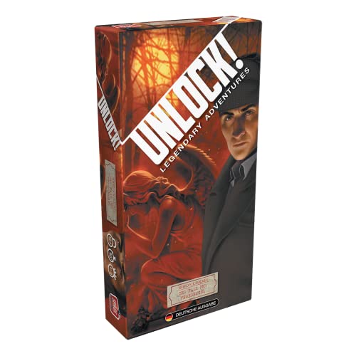 Space Cowboys, Unlock! – Sherlock Holmes: Der Fall der Feuerengel, Familienspiel, Rätselspiel, 1-6 Spieler, Ab 10+ Jahren, 60 Minuten, Deutsch von Space Cowboys