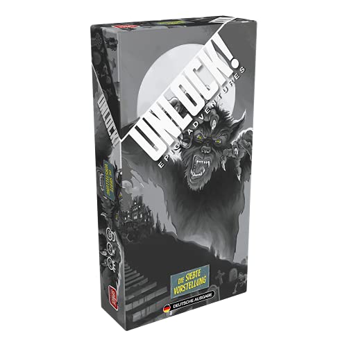 Asmodee, Unlock! – Die Siebte Vorstellung, Familienspiel, Rätselspiel, 2-6 Spieler, Ab 10+ Jahren, 60+ Minuten, Deutsch von Space Cowboys