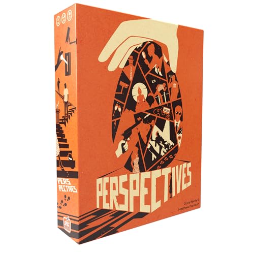 Space Cowboys Perspektiven (Orange Box) - Mystery Game, kooperatives Geschichtenerzählspiel für Kinder und Erwachsene, ab 14 Jahren, 2-6 Spieler, 90 Minuten Spielzeit, hergestellt von Space Cowboys