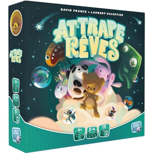 asmodee Space Cow Traumfänger, Gesellschaftsspiel, ab 4 Jahren, 2 bis 4 Spieler, 15 Minuten von Space Cowboys