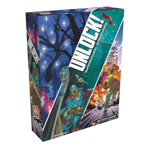 Space Cowboys, Unlock! – Supernatural Adventures, Familienspiel, Rätselspiel, 1-6 Spieler, Ab 10+ Jahren, 60-90 Minuten, Deutsch Space Cowboys, Unlock! – Supernatural Adventures, Familienspiel, Rätselspiel, 1-6 Spieler, Ab 10+ Jahren, 60-90 Minuten, Deutsch von Space Cowboys