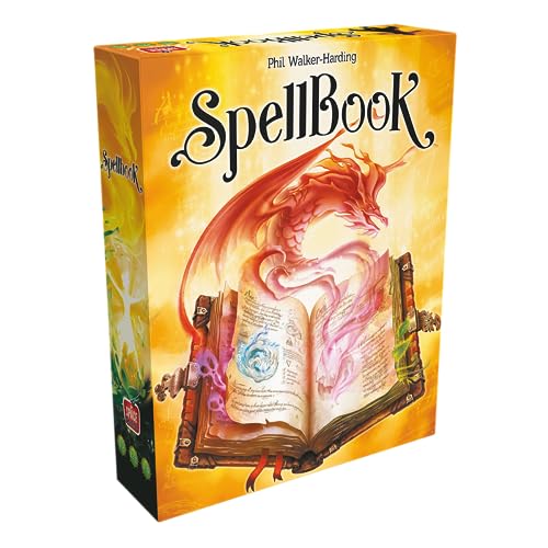 Asmodee, SpellBook, Familienspiel, Brettspiel, 1-4 Spieler, Ab 12+ Jahren, 45 Minuten, Deutsch von Space Cowboys