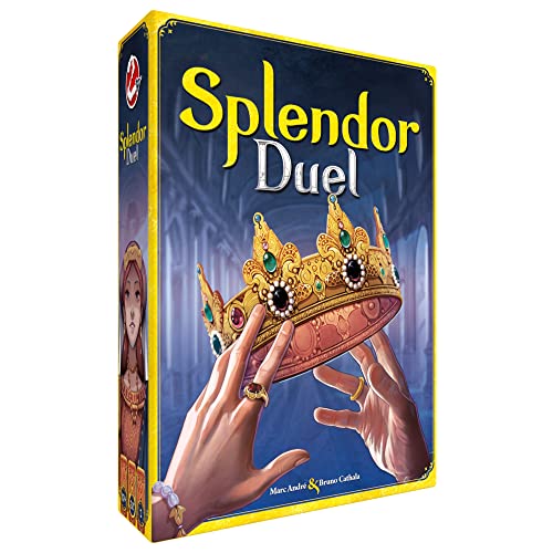 Space Cowboys Splendor Duel, Brettspiel, ab 10 Jahren, für 2 Spieler, 30 Minuten Spieldauer, ASMSCSPL2P01EN von Space Cowboys