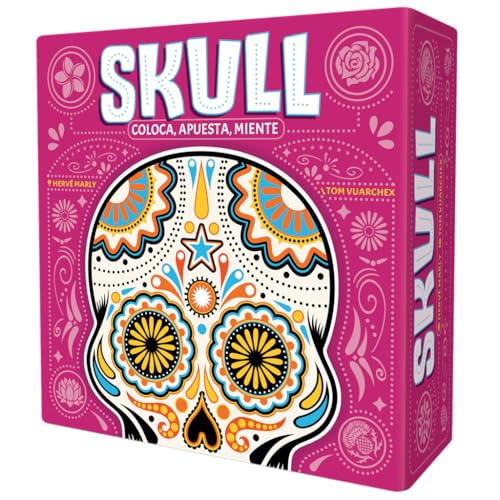 Asmodee | Skull, Kartenspiel für Erwachsene und Familien, ab 10 Jahren, 3 bis 6 Spieler, 15-45 Minuten pro Spiel, Spanisch von Space Cowboys