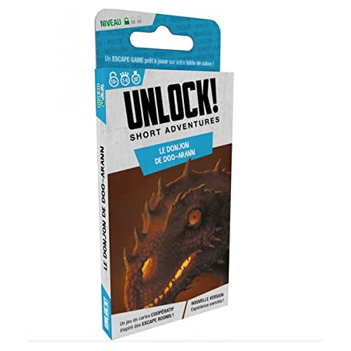 Jeu d'ambiance Asmodee Unlock Short Adventures Le Donjon de Doo-Arann von Space Cowboys